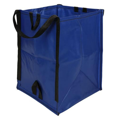 DURASACK Heavy Duty Home and Yard Bags, Blue , 3 Pack - color: Blue