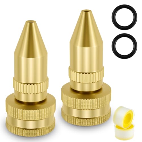 2Pcs 181331 Brass Adjustable Nozzle with Gaskets