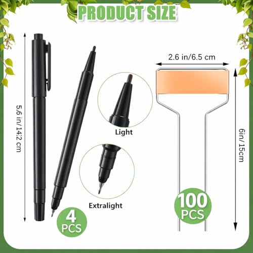 Moxweyeni 60 Pcs Metal Garden Tags Plant Labels,Copper,6 Inch - color: 6 Inch, size: Copper