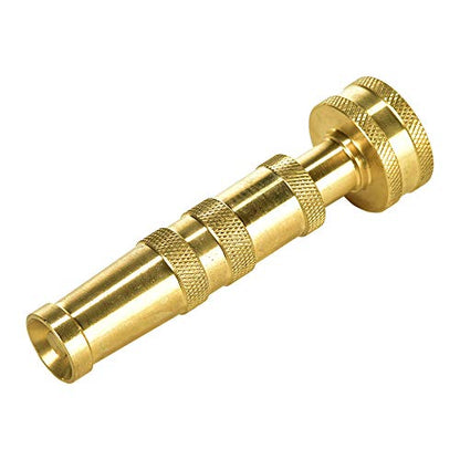 Heavy-Duty Brass Hose Nozzle, Adjustable Twist Hose Nozzle, Jet Sweeper Nozzle, Garden Sprayer - color: Nozzle Twist (1 Pack)