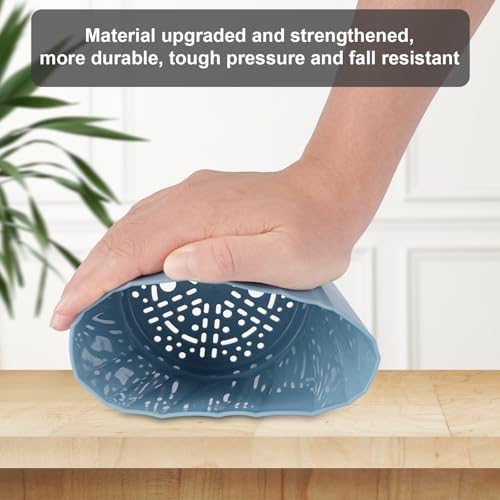 Self Watering Plant Pots 6 Inch, Indoor Planters with Wick Rope & Reservoir - color: White, Pink, Blue, size: 6 Inch Set of 3
