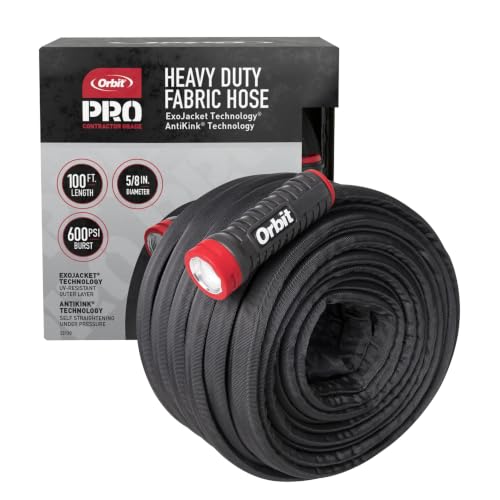 Orbit Pro ExoJacket Heavy Duty Water Hose, 100 ft x 5/8 in - 22130 - size: 100 Ft, style: Pro ExoJacket