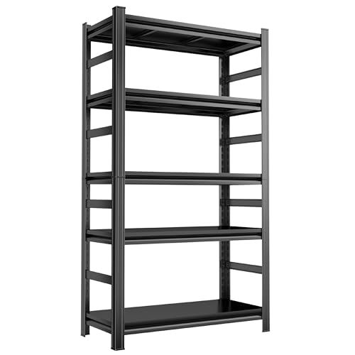 36"W*72"H Plant Stand Indoor & Outdoor - 5-Tier Metal Plant Shelf with Adjustable Shelves, 2000 Lbs Load Capacity, Easy to Assemble Planter Stand for Living Room, Patio, Balcony, or Garden