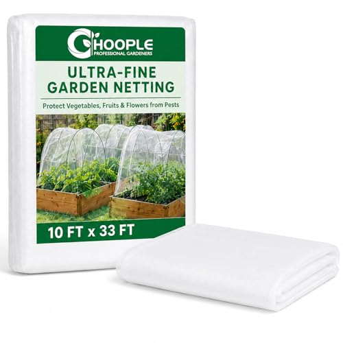 10 ft x 33 ft Garden Netting Pest Barrier, Ultra-Fine Garden Mesh Netting for Garden Protection, Plant Covers Bird Netting for Vegetables, Raised Beds, Blueberry Bushes and Fruit Plants - size: 10 ft x 33 ft
