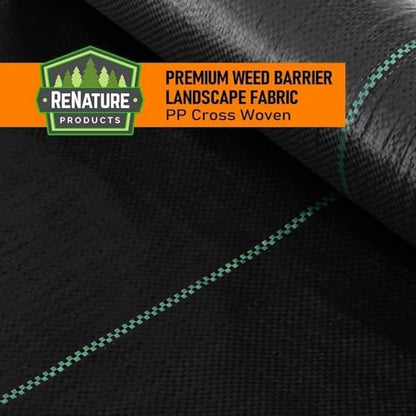 LAVEVE Heavy Duty Weed Barrier Landscape Fabric 3FT x 300FT - size: 3FT×300FT