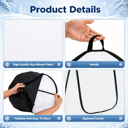 2 Pcs Pop Up Shrub Freeze Protection, Winter Plant Frost Cover Tents - color: 36''x36''x38''