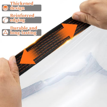 4x6FT Heavy Duty Clear Waterproof Tarp,Outdoor Garden Rainproof Covering - size: 4 x 6 FT