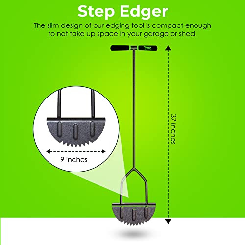 Yard Butler Step Edger, Ergonomic Lawn Edging Tool
