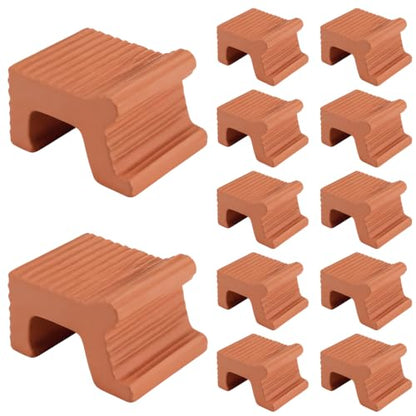 LemonRoad Extra Large Terra Cotta Cement Pot Feet for 20"-30" Pots