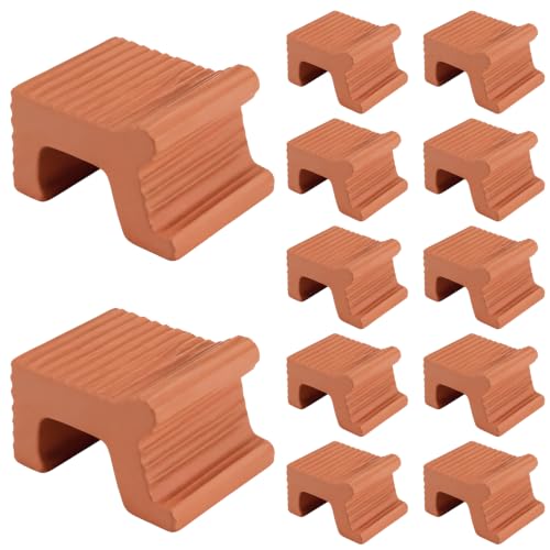 LemonRoad Extra Large Terra Cotta Cement Pot Feet for 20"-30" Pots