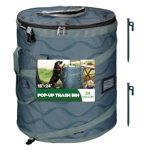 RVGUARD Pop-Up Trash Bin, Blue Trash Can - color: BLUE