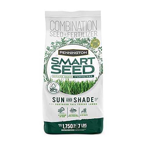Pennington Smart Seed Sun & Shade Mix, South Tall Fescue Grass Seed, 7 lb
