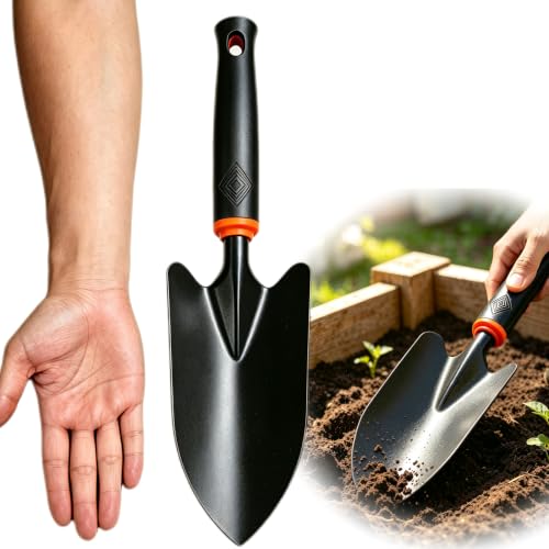 Heavy Duty Garden Trowel with Ergonomic Grip for Digging and Planting - color: Extra Large Garden Shovel（