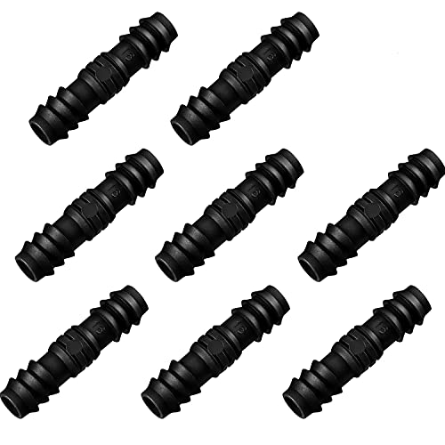 Maitys 8 Pcs 1/2 Inch Soaker Hose Connectors for Drip Irrigation,Elbow - style: Joiner