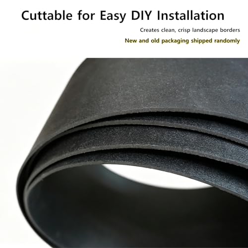 Anleolife 60ft Flexible Plastic Landscape Edging Coil with 18 Stakes - style: 60ft with 18pcs stakes