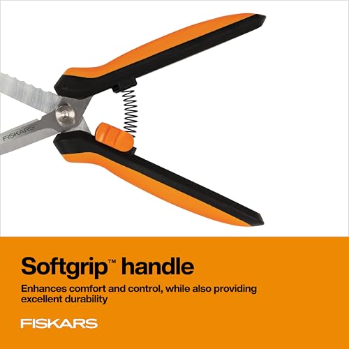 Fiskars 8" SoftGrip Pruning Shears, Multipurpose Garden Snips with Sheath - style: Snips