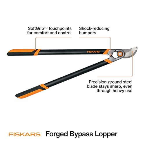 Fiskars 30" Forged Garden Bypass Loppers, 2" Cut Capacity Tree Trimmer - style: 30 in