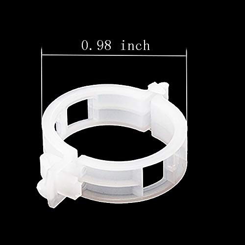 100PCS Plant Support Garden Clips Tomato Clips Supports/Connects Plants/Twine/Vines Trellis/Cages Plant Vine Vegetable Fastening Clip Grafting Tools Make Plant Grow Upright and Healthier (100PCS) - color: 100PCS