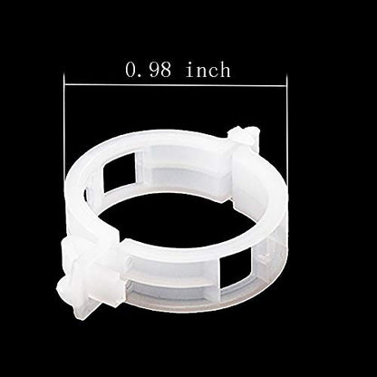 100PCS Plant Support Garden Clips Tomato Clips Supports/Connects Plants/Twine/Vines Trellis/Cages Plant Vine Vegetable Fastening Clip Grafting Tools Make Plant Grow Upright and Healthier (100PCS) - color: 100PCS
