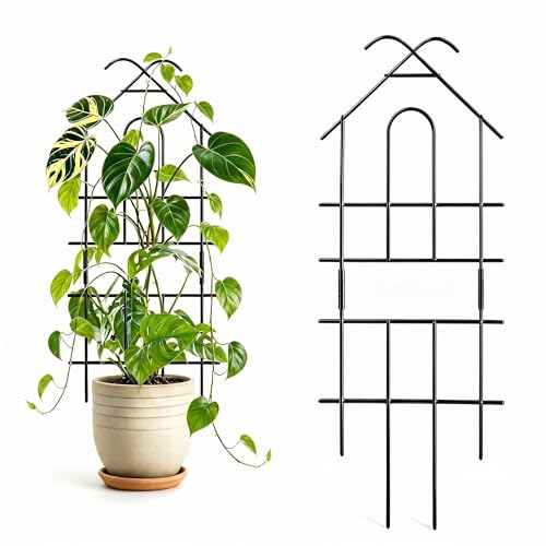 26" Trellis for Potted Plants Indoor, Sturdy Plant Support, 2 PCS