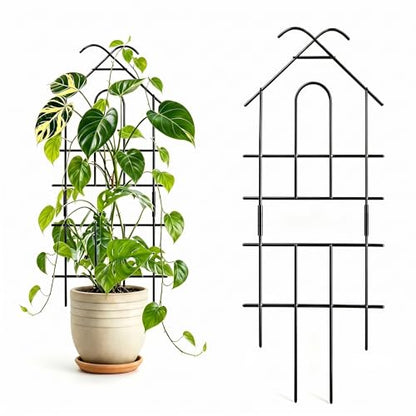 26" Trellis for Potted Plants Indoor, Sturdy Plant Support, 2 PCS