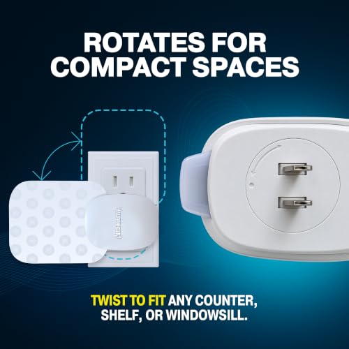 Catchmaster Fruit Fly Trap Plug in, Indoor Flying Insect & Gnat UV Light