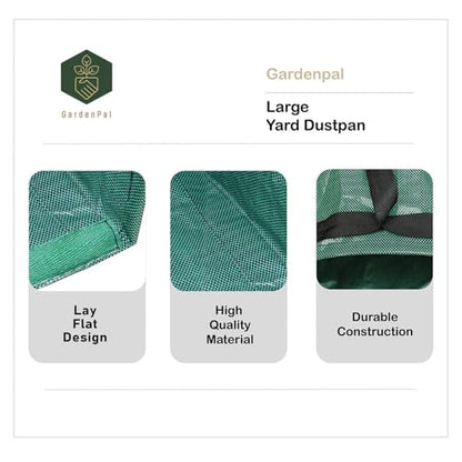 Gardenpal 2-pack 53 Gallon Yard Waste Bags for Collecting Leaves, Grass, and Debris, Lawn Bags, Horizontal Desgin for EASY Collecting Leaves, Large Capacity Lawn Bags - Durable and Reusable