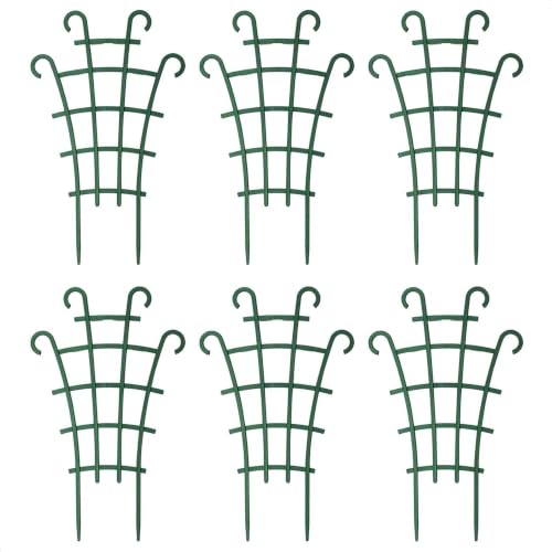 6-Pack Garden Trellis for Indoor Plants - Plant Trellis & Supports for Potted Climbing Plants, Tall Stakes for Pothos Hoya Monstera