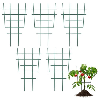 DOITOOL 12 Inch Small Plant Trellis for Potted Plants, 5-Pack