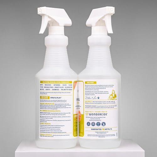 Wondercide - Indoor Pest Control Spray for Home & Kitchen Lemongrass 32 oz - size: 32 Fl Oz (Pack of 1)