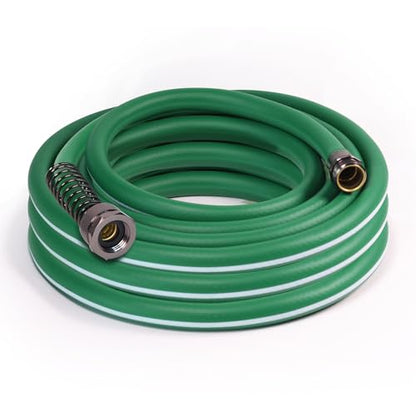 Short Garden Hose 10 ft 15 ft – Outdoor Hybird Water Hose with Solid Fitting - Flexible, Kinkless, Lightweight, Heavy Duty Garden Hose for Lawn Watering, Car Washing - Burst 500 Psi (15 ft) - size: 15 FT