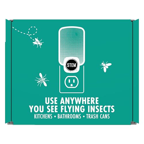 STEM Flying Insect Indoor Trap, UV Light Plug-In, 1 Device + 3 Cartridge - size: 1 Device + 3 Cartridges