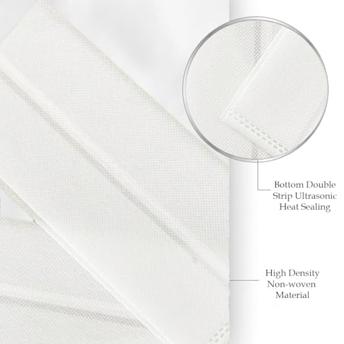gardtree Plant Nursery Bags 5.5 * 6.3 inches 200PCS, Non-Woven Biodegradable Plant Grow Bags Fabric Seedling Starter Bags for Vegetable Flower Fruit Saplings Tree, Home Garden Supply - color: White, size: 5.5"x6.3"/200PCS
