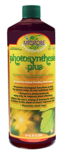 Microbe Life Hydroponics Premium Photosynthesis Plus to Grow Fruits, Vegetables, and Herbs, The Best Professional Big Bud Grow, Use with Any Feeding Systems Including Hydroponics or Soil, 32 Ounces - size: 0.25 Gallons