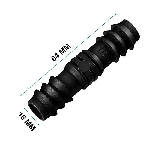 Maitys 8 Pcs 1/2 Inch Soaker Hose Connectors for Drip Irrigation,Elbow - style: Joiner