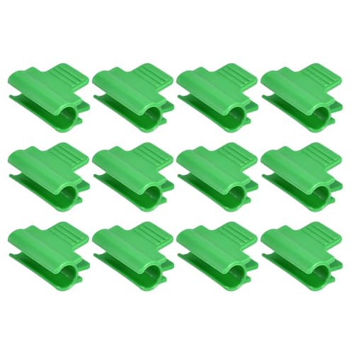 uxcell Greenhouse Clamps for 5/8" PVC Pipe, 20pcs Greenhouse Film Clamps Shading Net Rod Clip Garden Hoops for Row Cover, Greenhouse Plastic Sheeting - size: 5/8"