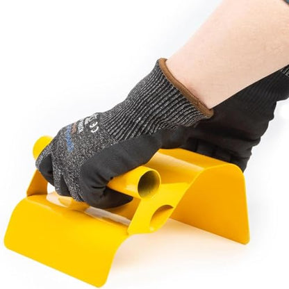Landscape Curb Trowel – Stainless Steel Concrete Edging Tool for Garden Corner Hand Plastering, 5.91x7.28x3.74 Inch, Rust‑Resistant – for Paths, Patios, Sidewalks