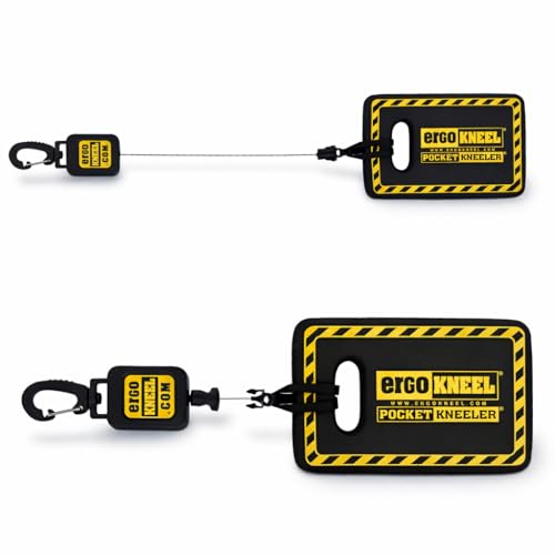 Kneeling Mat Pocket Pad for Work, 4" x 6" x 1", Foam with Lanyard