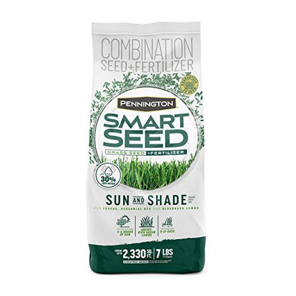 Pennington Smart Seed Sun and Shade Mix North Grass Seed, 7 lb - size: 7 lb