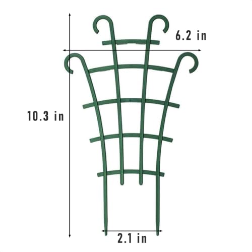 6-Pack Garden Trellis for Indoor Plants - Plant Trellis & Supports for Potted Climbing Plants, Tall Stakes for Pothos Hoya Monstera