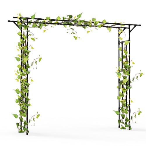 Garden Arch Trellis - 100" L x 86" H Supersize Flattop Garden Arch - size: Length:100"-20MM
