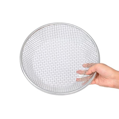 Soil Sifter for Garden Suitable for 5 Gallon Buckets (3 PCS 3/8in,1/4in,1/8in,) - size: 3/8 inch, 1/4 inch, 1/8 inch