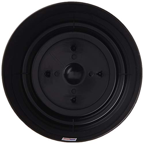 Novelty Majestic Full Depth Round Cylinder Pot, Glossy Black, 6-Inch (10068) - color: Black, size: 6 Inch
