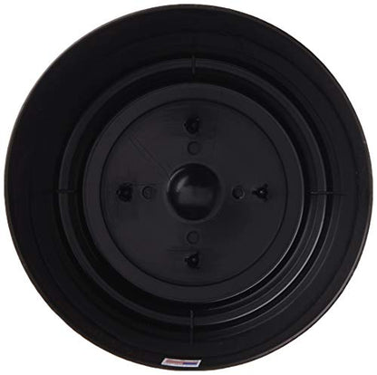 Novelty Majestic Full Depth Round Cylinder Pot, Glossy Black, 6-Inch (10068) - color: Black, size: 6 Inch