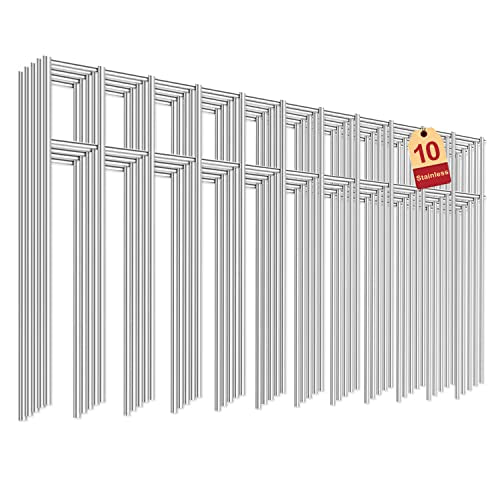 Animal Barrier Garden Fence Stainless No Dig Fence 10Pack, 24x15in - size: 24x15 IN
