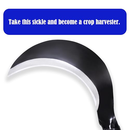 260mm Manganese Steel Billhook Brush Clearing Sickle - size: 1pce 9.45in/240mm Manganese steel