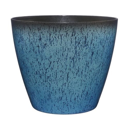 8" Vogue Planter in Indigo Speckle - color: Indigo