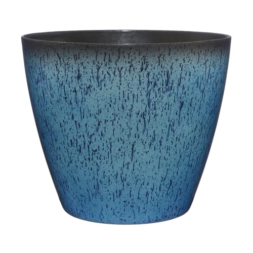 8" Vogue Planter in Indigo Speckle - color: Indigo