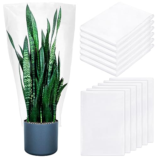 6 Pcs Winter Plant Covers Freeze Protection, 15.7 x 27.6 Inch - size: 15.7 x 27.6 Inch