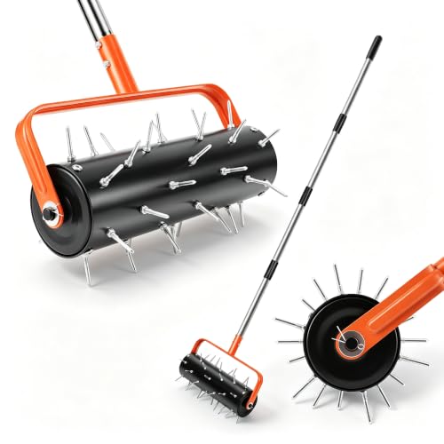 Rolling Lawn Aerator, Manual Lawn Aerator Roller Tool